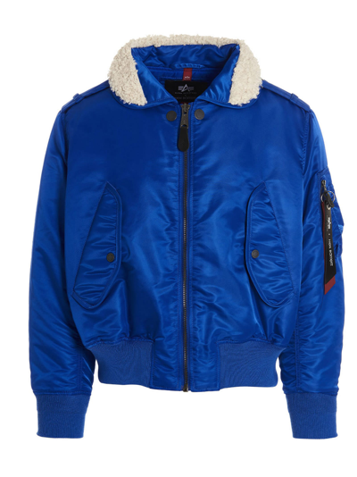 Neil Barrett Bomber Ma-1 In Blue | ModeSens
