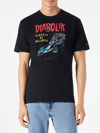 Mc2 Saint Barth Diabolik Car And Money Printed T-shirt Diabolik Special Edition In Black