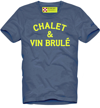 MC2 SAINT BARTH T-SHIRT MAN CHALET & VIN BRULÉ NEON YELLOW PRINT