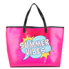 Mc2 Saint Barth Summer Vibes Transparent Pvc Bag In Pink
