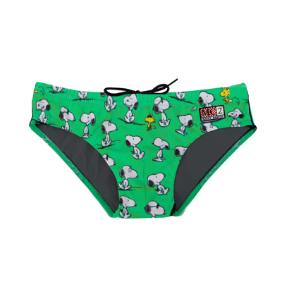 Mc2 Saint Barth Kids' Snoopy Print Boy Swim Briefs Snoopy - Peanuts Special Edition