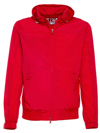 Mc2 Saint Barth Red Zip Jacket In Red