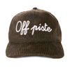Mc2 Saint Barth Olive Green Baseball Corduroy Cap Off Piste Embroidery In Green