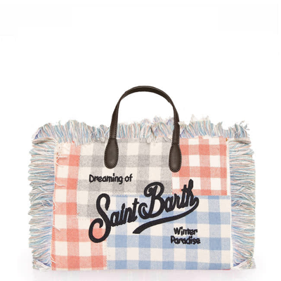 Mc2 Saint Barth Multicolor Gingham Handbag