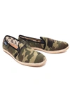 Mc2 Saint Barth Mens Canvas Shoes Mimetic In Green