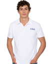 Mc2 Saint Barth Man White Terry Polo In White