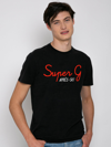 MC2 SAINT BARTH MAN T-SHIRT WITH SUPER G EMBROIDERY SUPER G SPECIAL EDITION