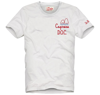 Mc2 Saint Barth Man T-shirt With Antiparos Addicted Embroidery In White