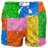 Mc2 Saint Barth Caprese - Bandanna Round Swim Shorts In Multicolor