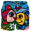 Mc2 Saint Barth Man Swim Shorts With Fish Print ©britto Special Edition