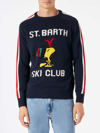 MC2 SAINT BARTH MAN SWEATER WITH WOODSTOCK PRINT WOODSTOCK - PEANUTS SPECIAL EDITION