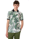 MC2 SAINT BARTH MAN POLO WITH LEAVES PRINT