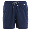 Mc2 Saint Barth Man Navy Blue Swim Shorts Pantone Special Edition In Blue