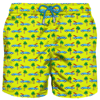 MC2 SAINT BARTH MAN LIGHT FABRIC SWIM SHORTS WITH SURFCAR PRINT