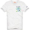 MC2 SAINT BARTH MAN COTTON T-SHIRT WITH GIN TONIC PRINT