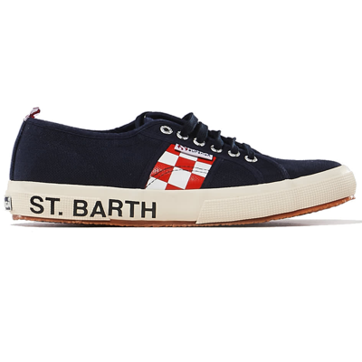 Mc2 Saint Barth Man Blue Superga® Sneakers Superga® Special Edition