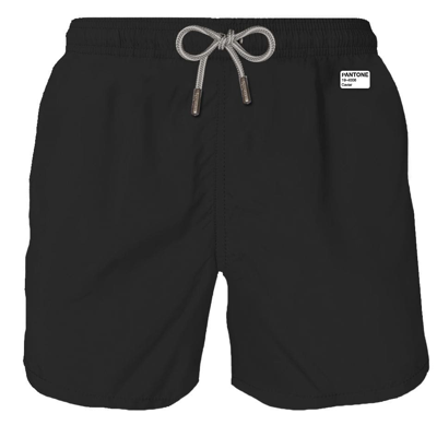 Mc2 Saint Barth Man Black Swim Shorts Pantone Special Edition
