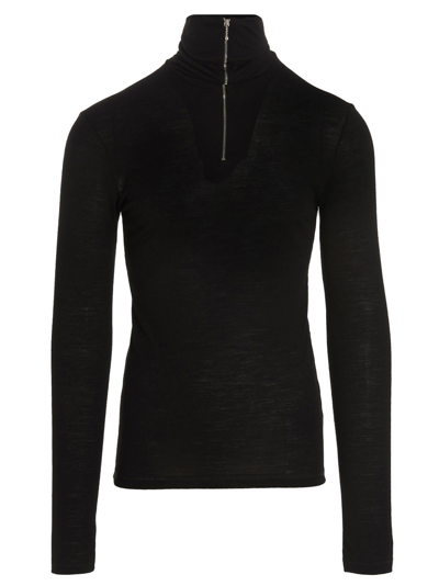 Jil Sander Technical Sweater In Black