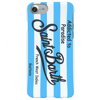 MC2 SAINT BARTH LIGHT BLUE STRIPED COVER FOR IPHONE 8