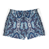 Mc2 Saint Barth Light Blue Paisley Mans Swim Shorts In White