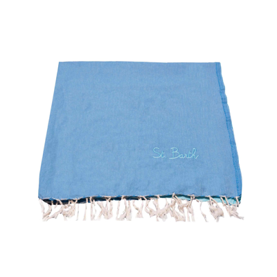 Mc2 Saint Barth Light Blue Light Cotton Towel