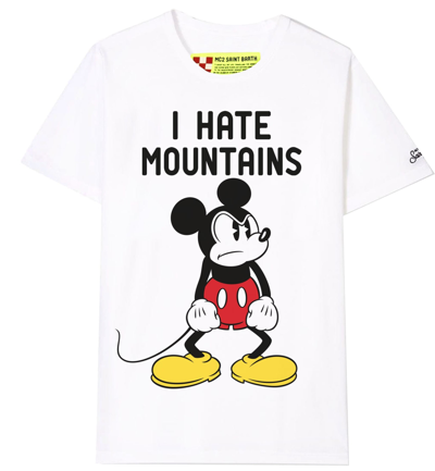 Mc2 Saint Barth Kids' I Hate Mountains Mickey Mouse T-shirt - Disney Special Edition©