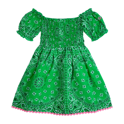 Mc2 Saint Barth Kids' Girl Dress Bandanna Print