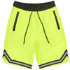 Mc2 Saint Barth Fluo Yellow Swim Shorts Surf Style In Yellow