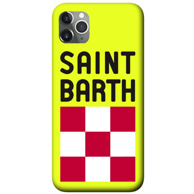 Mc2 Saint Barth Fluo Yellow Check Cover For Iphone 11 Pro