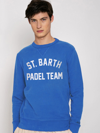 Mc2 Saint Barth Round Neck Sweater In Blue