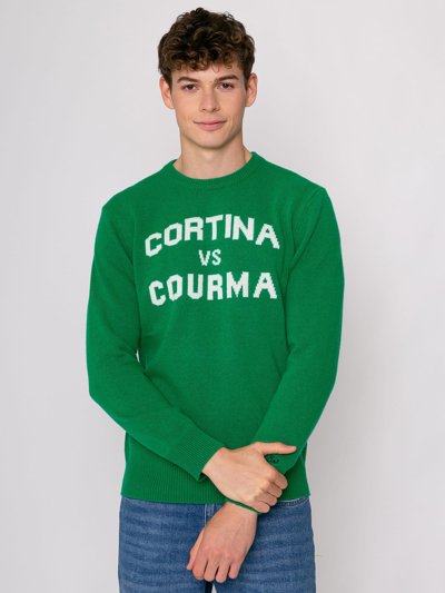 Mc2 Saint Barth Cortina Vs Courma Green Mans Sweater