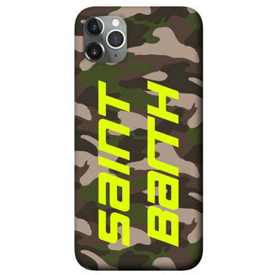 Mc2 Saint Barth Camouflage Cover For Iphone 11 Pro In Green