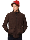 Mc2 Saint Barth Brown Thermo Jacket In Brown