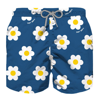 MC2 SAINT BARTH BOY SWIM SHORTS WITH DAISY PRINT