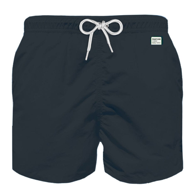 Mc2 Saint Barth Kids' Boy Black Swim Shorts Pantone Special Edition