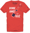 MC2 SAINT BARTH BONNE ANNÉE ET ROSÉ RED T-SHIRT