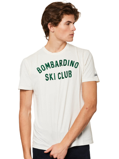Mc2 Saint Barth Bombardino Ski Club T-shirt In White