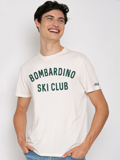 Mc2 Saint Barth Bombardino Ski Club T-shirt In White