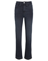 Frame Le Sylvie Released Hem Jeans In Denim-drk