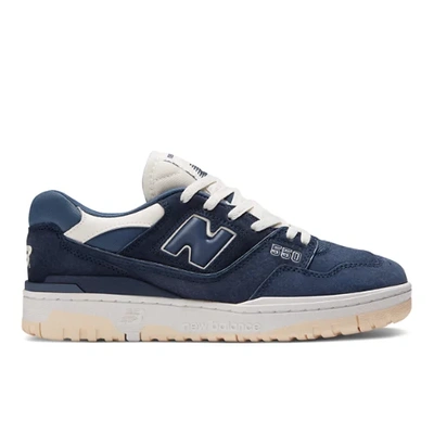 New Balance Men's Bb550 In Blue/white