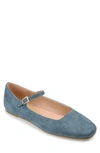Journee Collection Carrie Flat In Blue