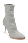 Journee Collection Womens Gizzel Almond Toe Stiletto High Ankle Booties In Grey