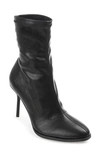 Journee Collection Gizzel Stiletto Sock Bootie In Black