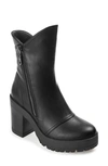 Journee Collection Jaquie Lug Sole Bootie In Black