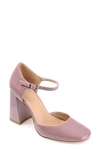 Journee Collection Hesster Mary Jane Pump In Purple