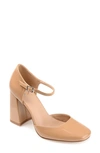 Journee Collection Hesster Mary Jane Pump In Tan