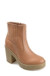 Journee Collection Women's Riplee Platform Bootie Women's Shoes In Tan