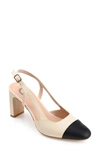 Journee Collection Reignn Slingback Pump In Beige