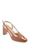Journee Collection Reignn Slingback Pump In Tan