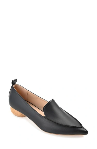Journee Collection Maggs Pointed Toe Flat In Black